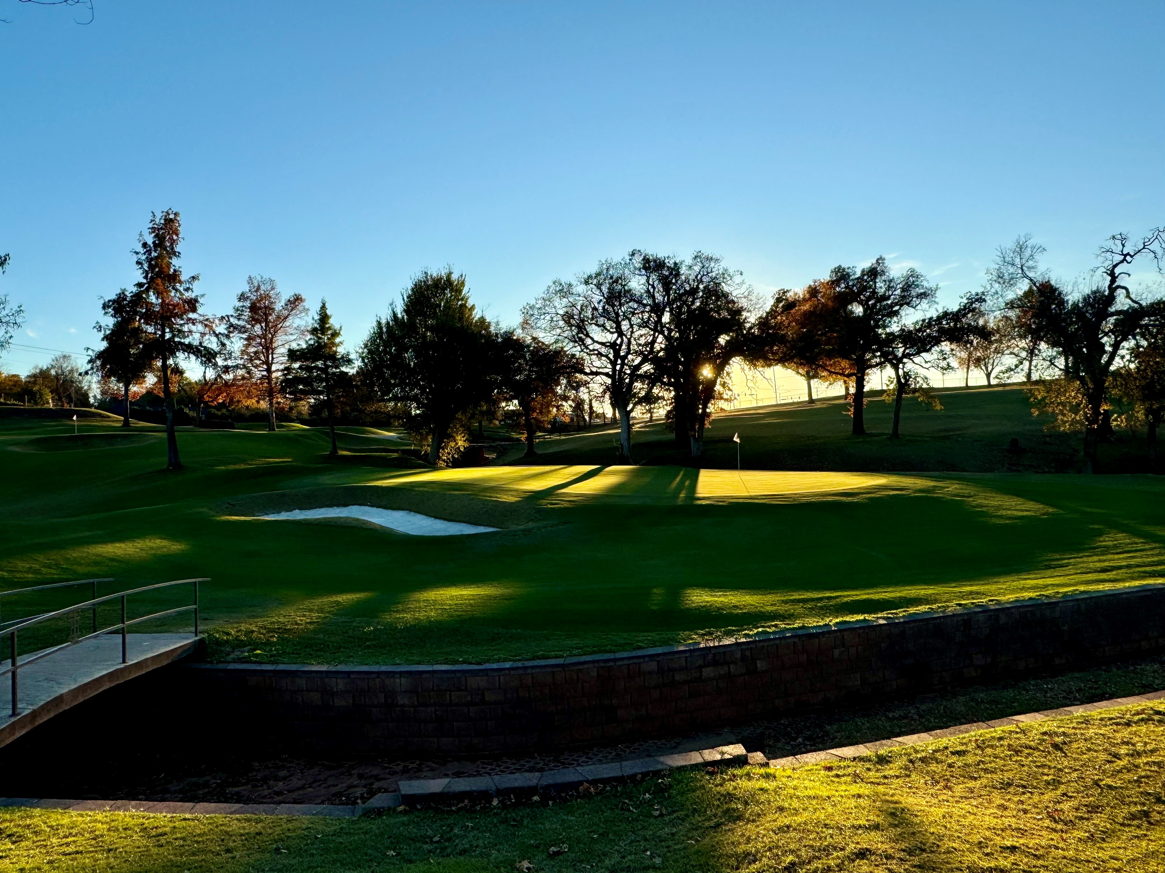 8 Greenside sunset 2